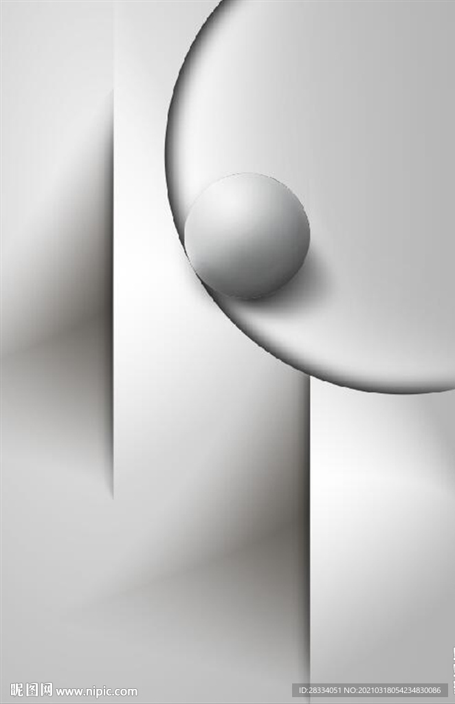 现代抽象立体几何玄关装饰画