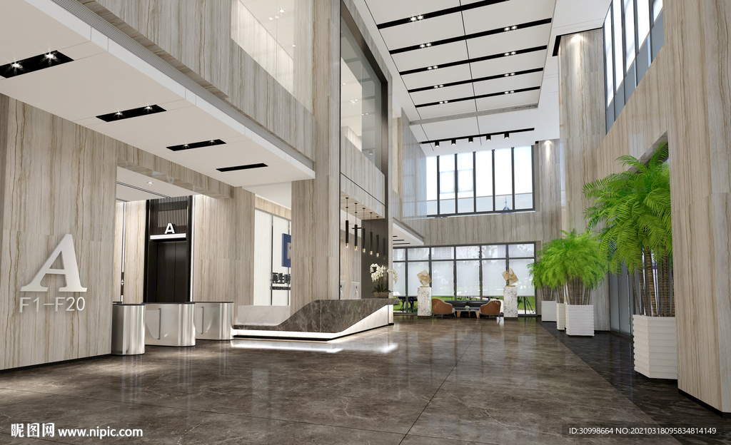 前台、大堂效果图