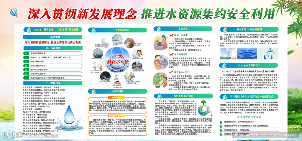 深入贯彻新发展理念展板