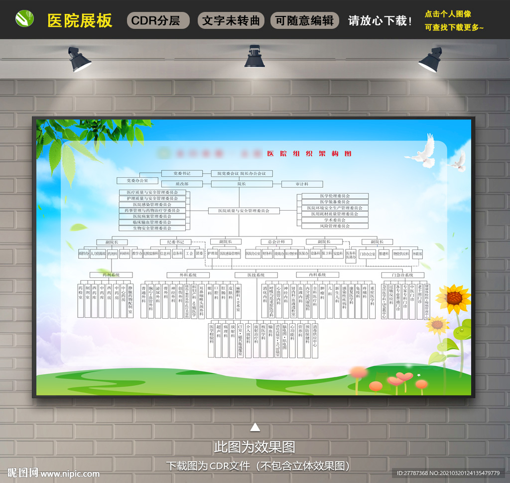 医院组织结构图
