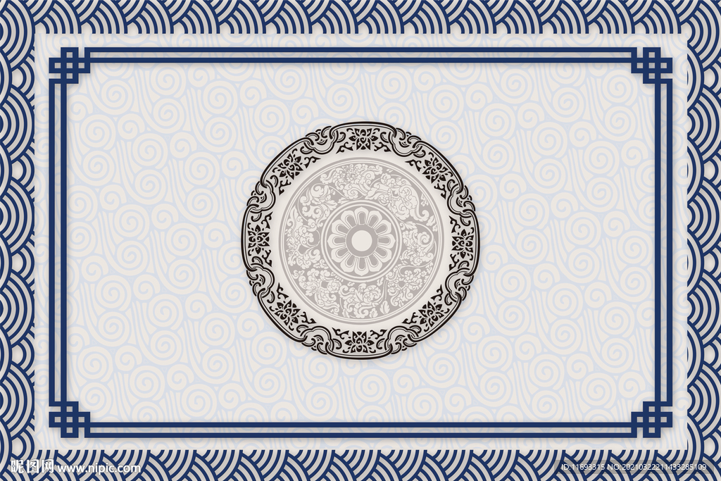 现代欧式浮雕花纹天顶