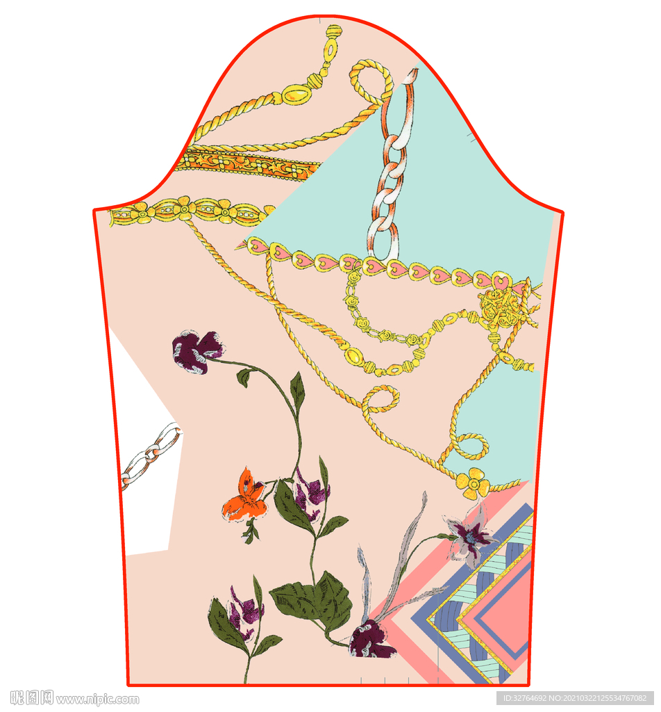 定位花 大牌花型