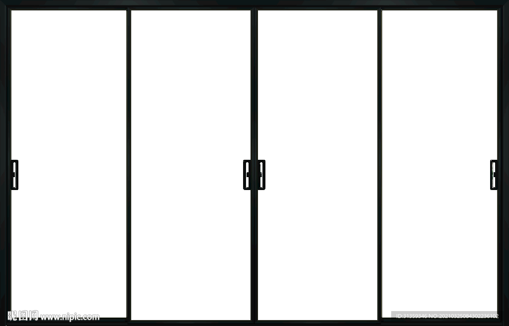窄框推拉门框分层 智能模版