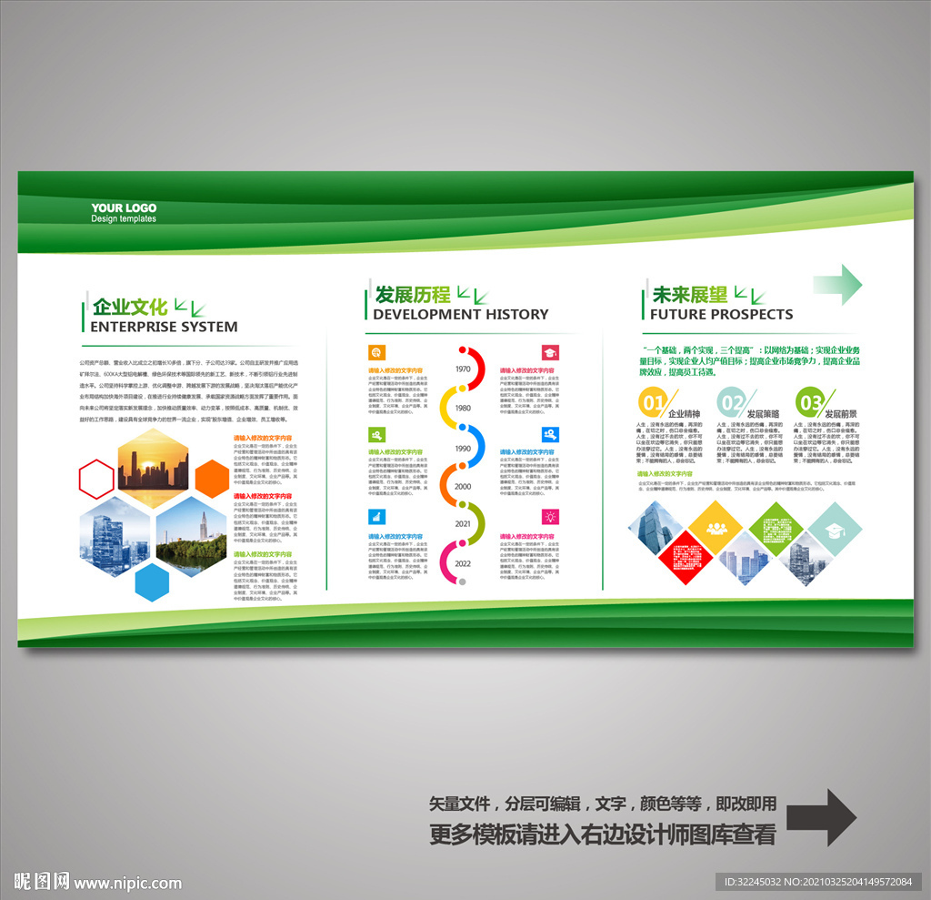 绿色展板 环保展板 宣传展板