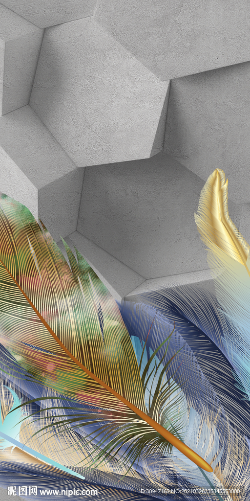 大气新玄关高清画 TIF分层