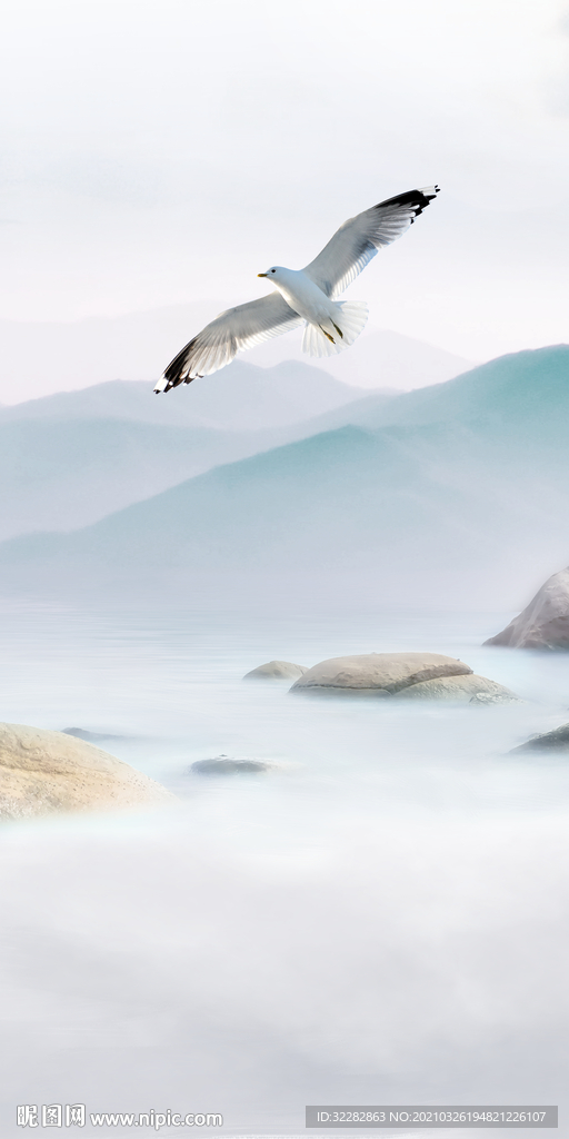 最新高雅中式玄关分层画