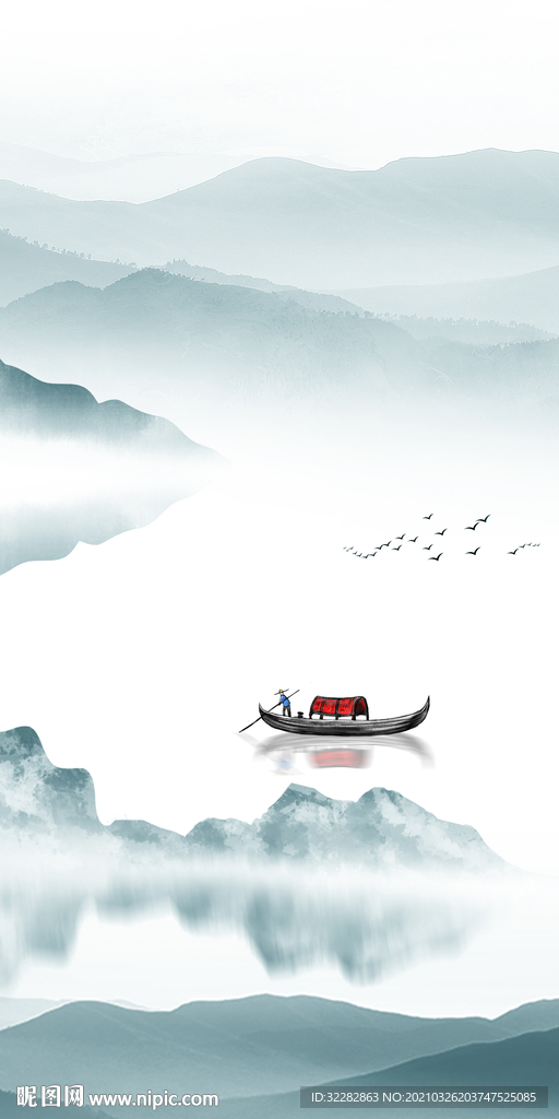 高端简约玄关 背景墙画