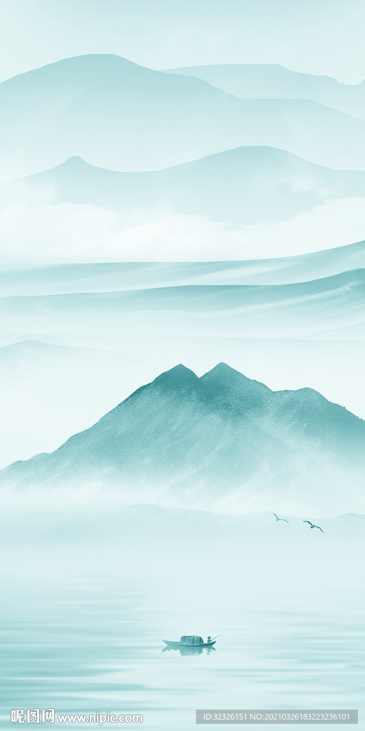 新款新风景玄关画 tif分层