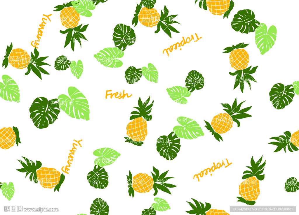 热带植物 无缝衔接 分层