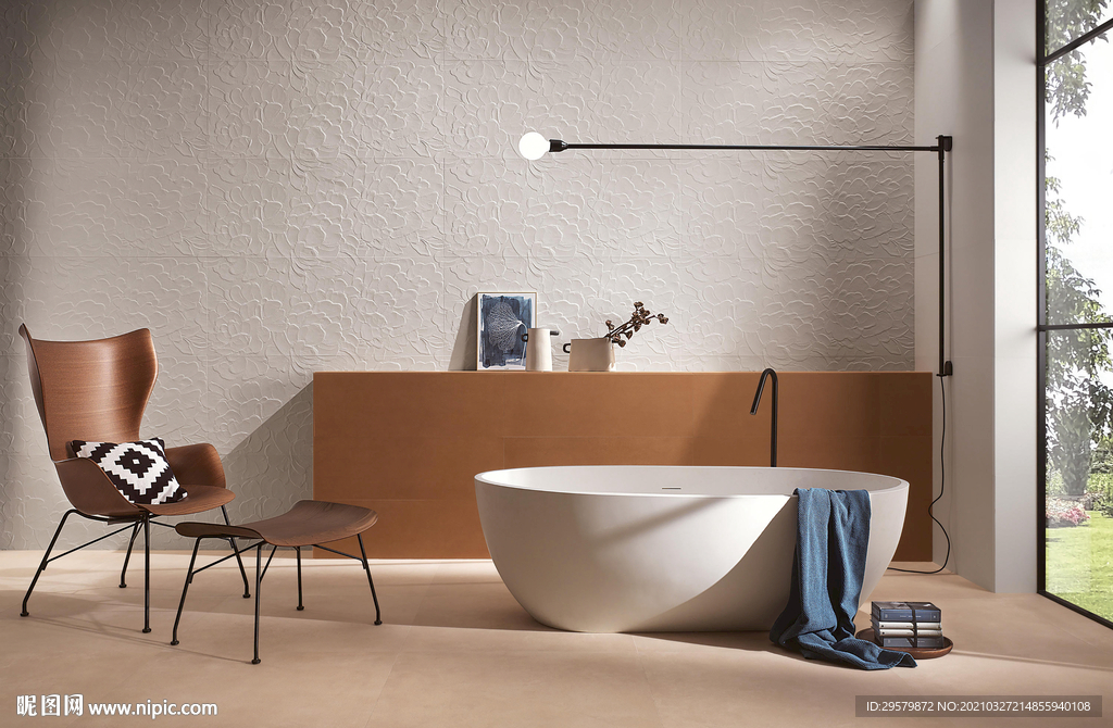 现代意式 瓷砖岩板效果图