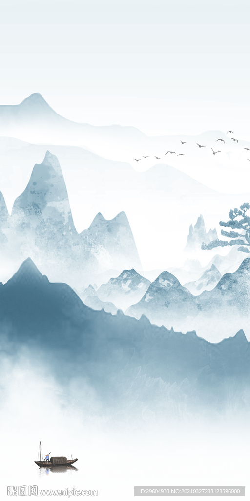 别墅最新山水玄关 TIF分层