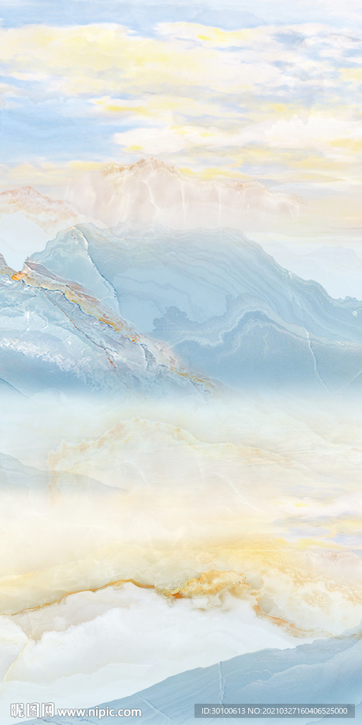 人气新品山水玄关 tif分层