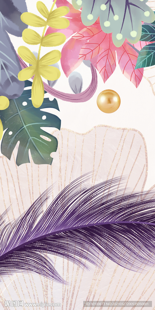 新款装饰欧式背景 TIF分层