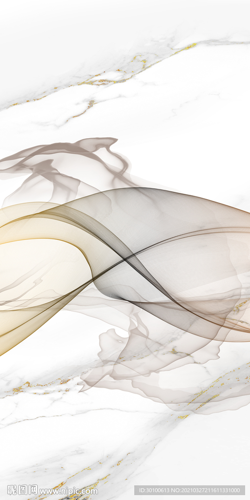 爆款山水玄关框画 tif分层