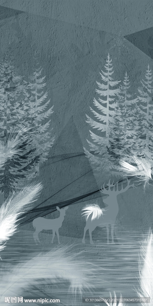 新款大气新无框画 TIF分层