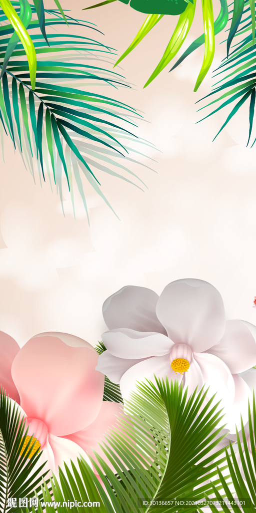 欧式大气新无框画 TIF分层