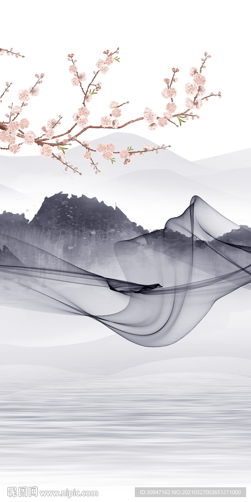 新大气高档玄关画 TIF分层