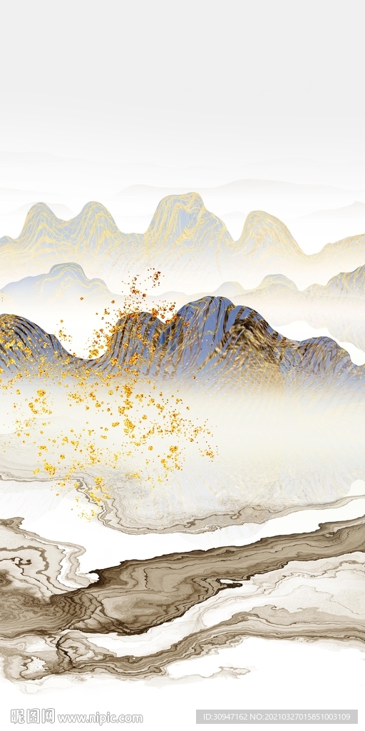 中国风最新玄关画 TIF分层