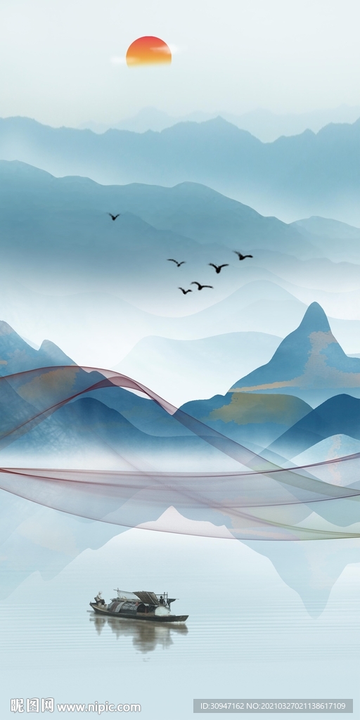 新款最新玄关画 TIF分层