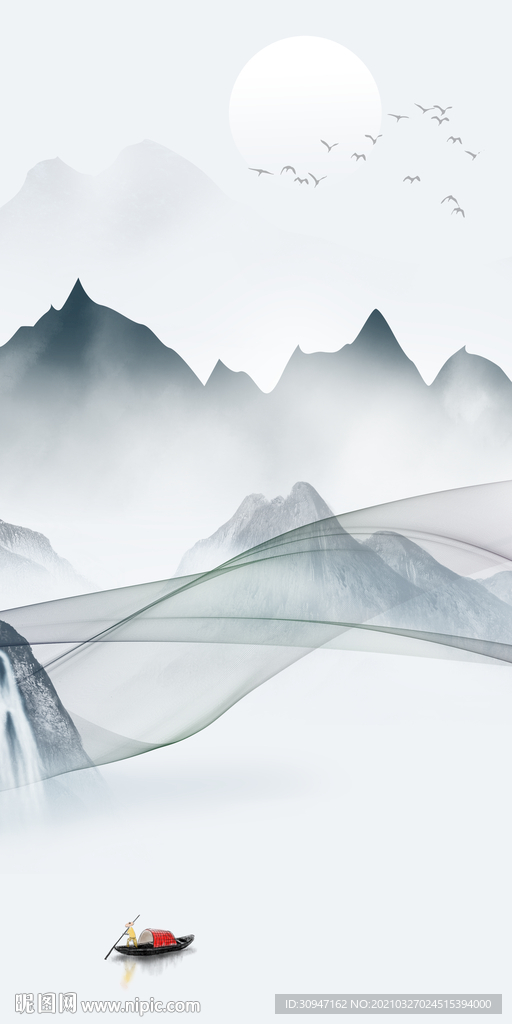 最新大气玄关画 TIF分层