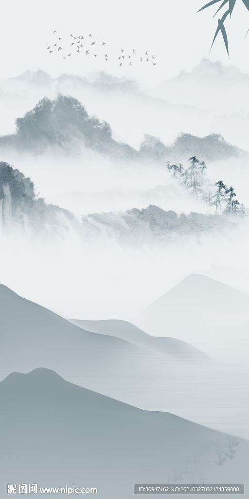 意境最新玄关画 TIF分层