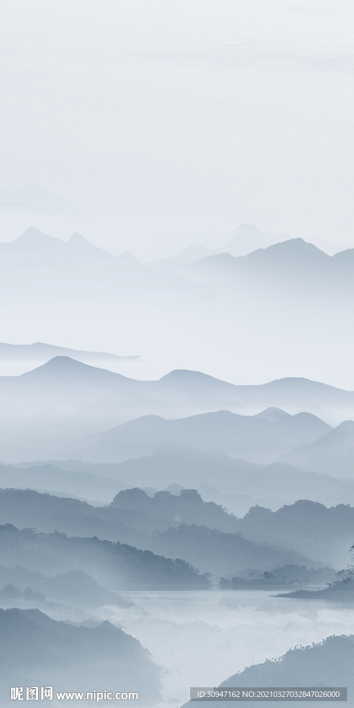 高清 最新玄关山水 TIF分层