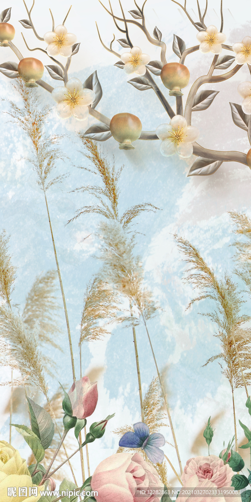 大气装饰玄关欧式画