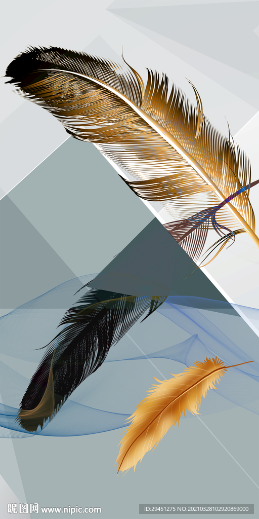 高清 新欧式玄关画 tif分层