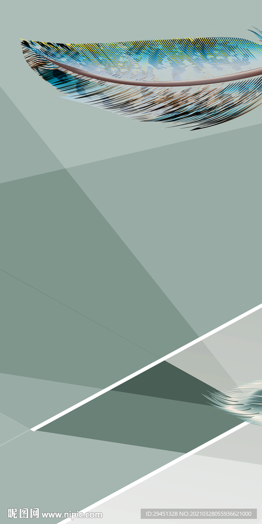 几何玄关欧式新画 TIF分层