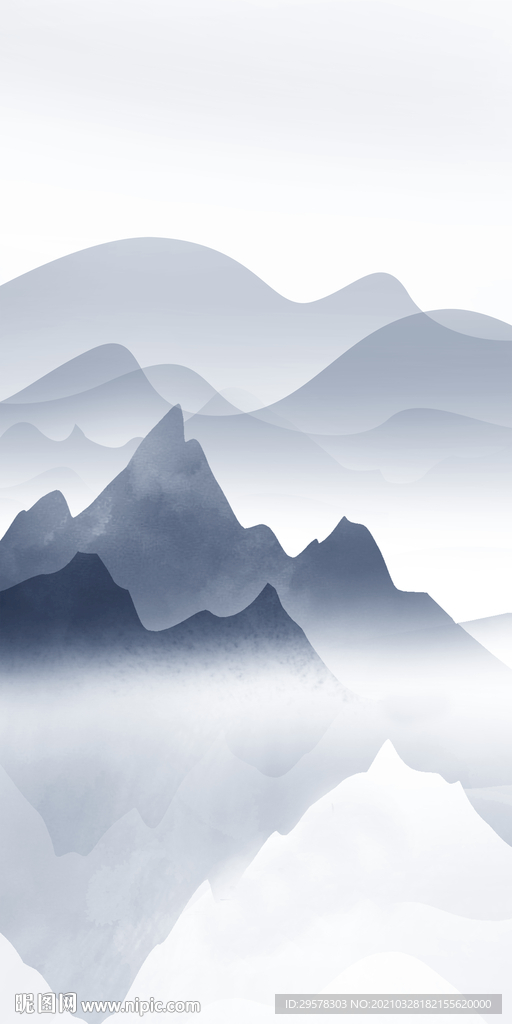 中式大气山水新图 TIF分层