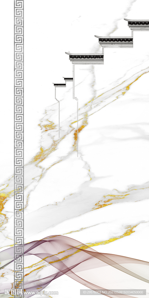 徽派中式山水新图 TIF分层