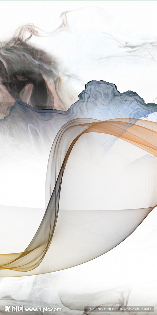 新品中式山水新图 TIF分层