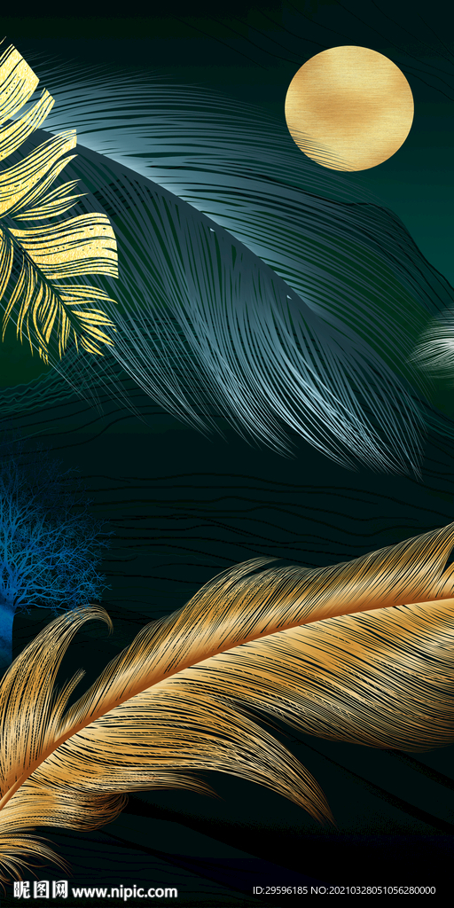 新款高清玄关背景 TIF分层