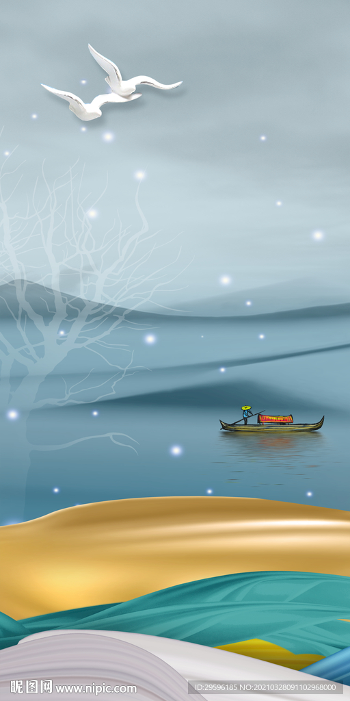 欧式高清玄关背景 TIF分层