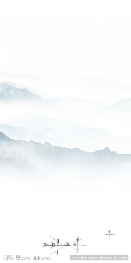 新中式最新山水玄关 TIF分层