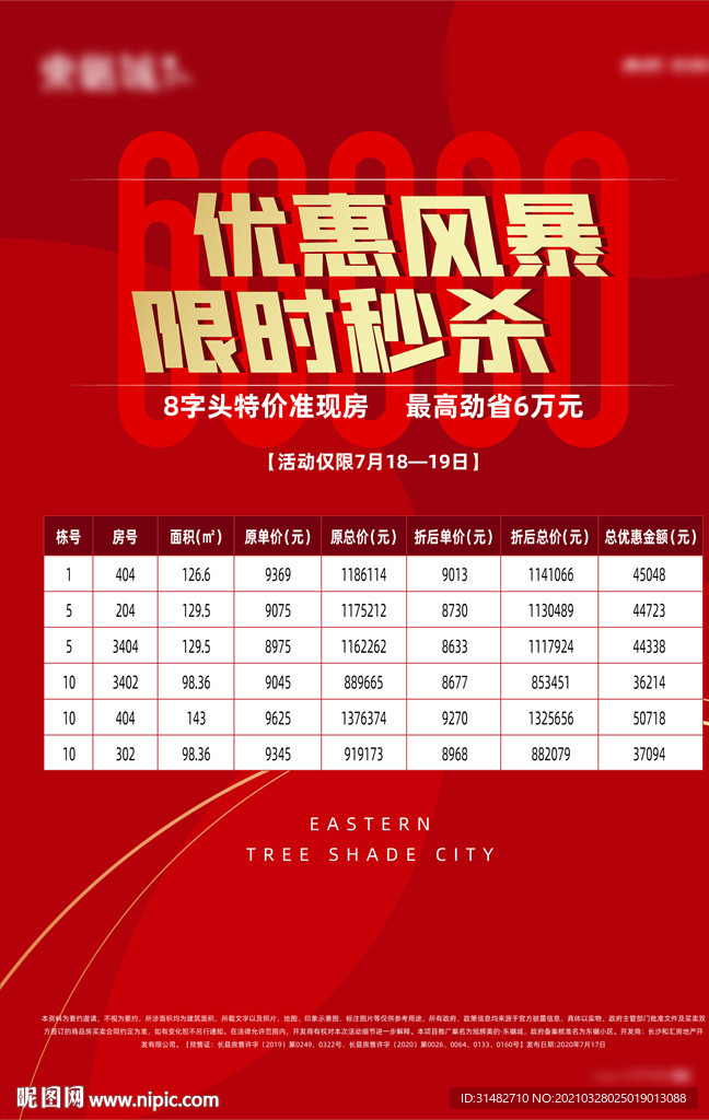 特价房展板