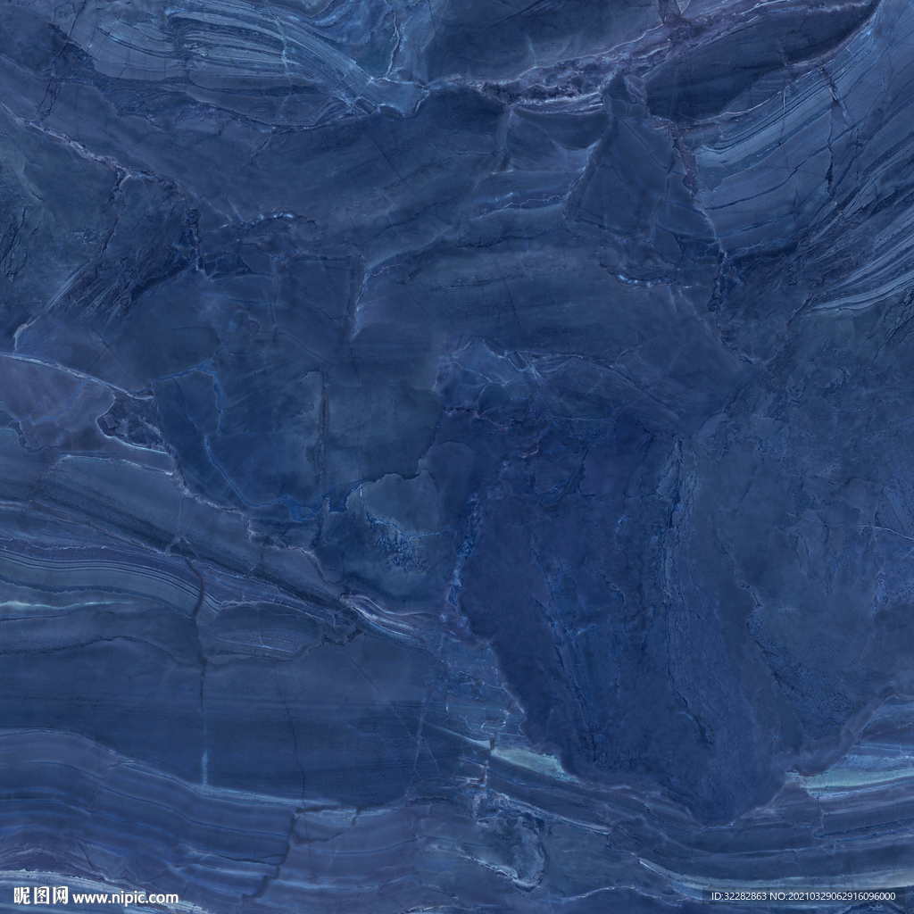 蓝色大理石纹理