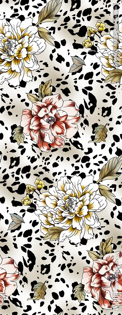 大牌 迷彩 数码印花 面料设计