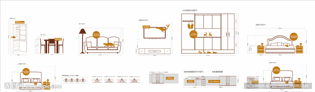 样板房情景说明