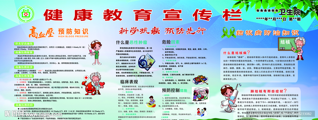 健康教育展板