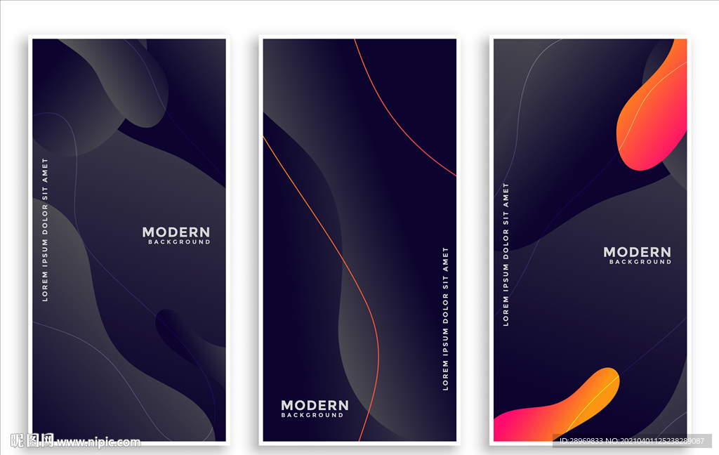 暗黑流体抽象背景