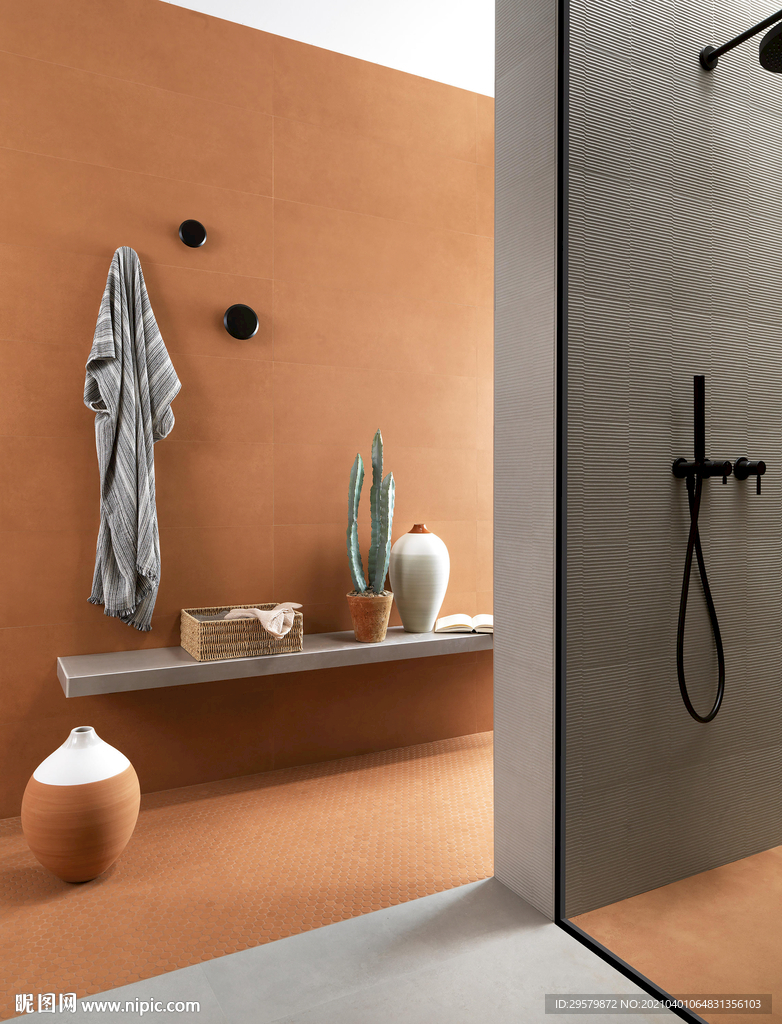 现代意式 瓷砖岩板效果图