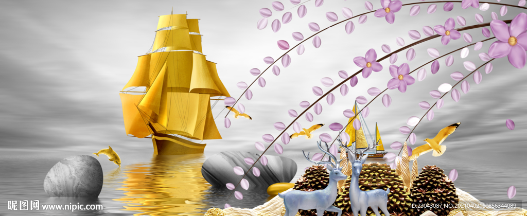 一帆风顺 乘风破浪