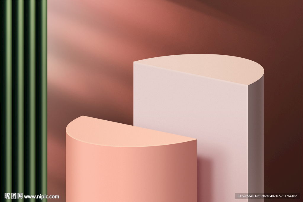 三维光影台幕舞台窗帘背景