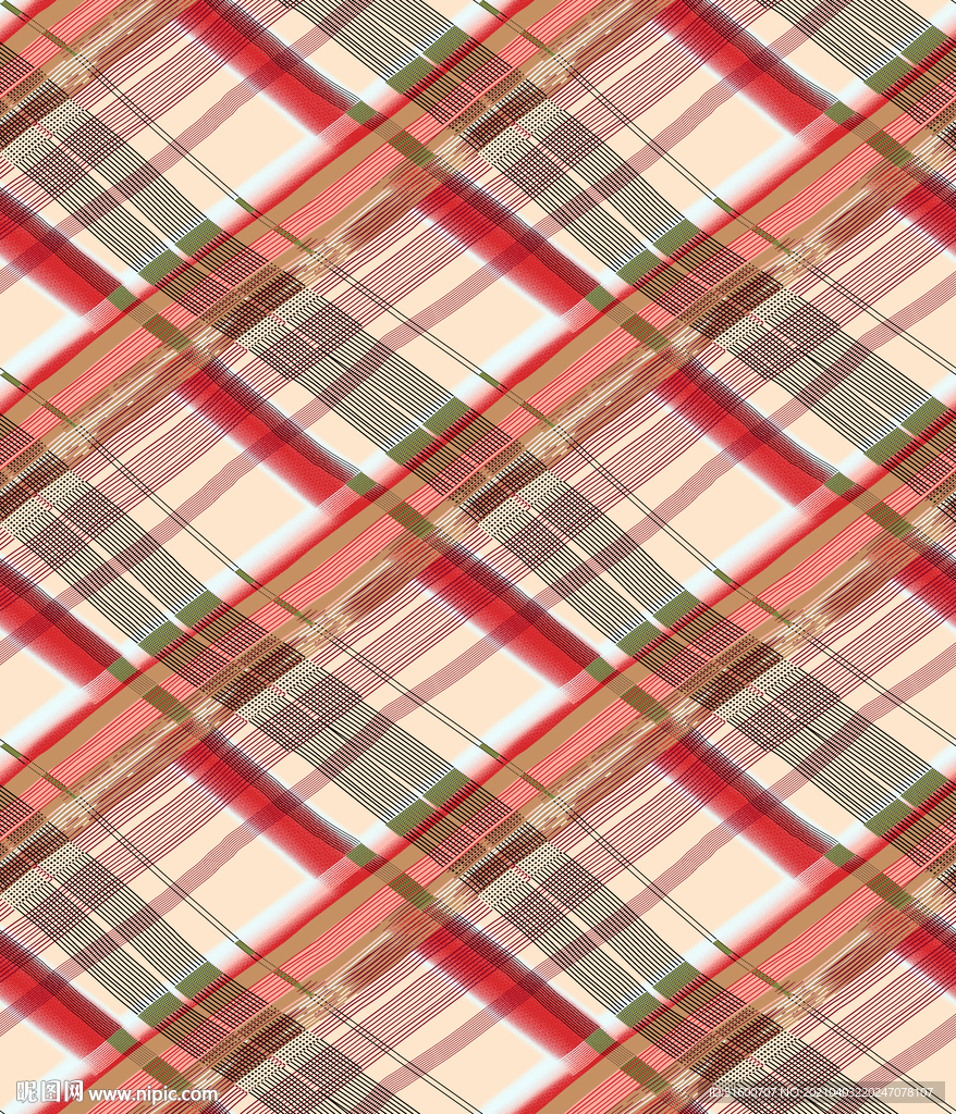 抽象不规则格子