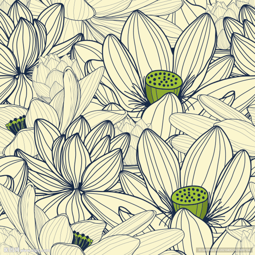 服装设计 数码印花 花型