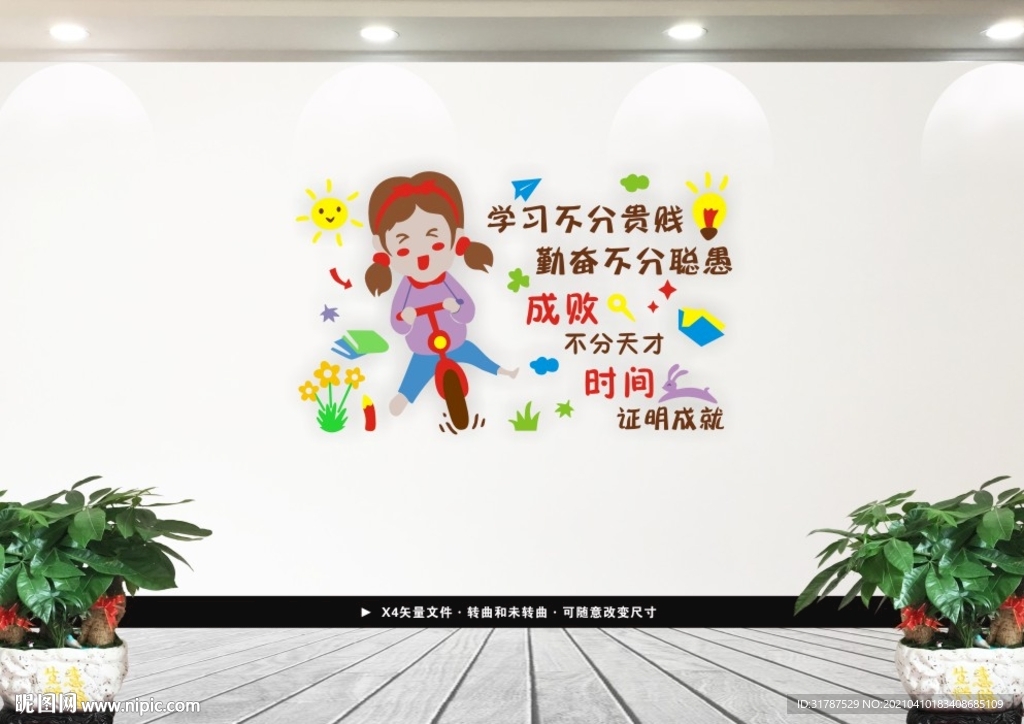 校园励志文化墙