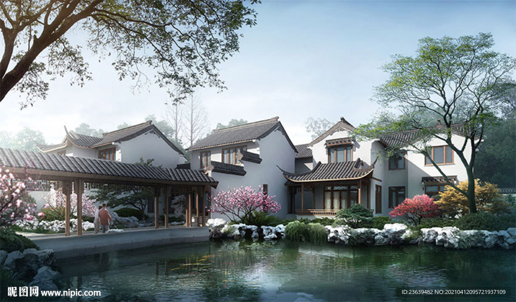 古建院子 效果图