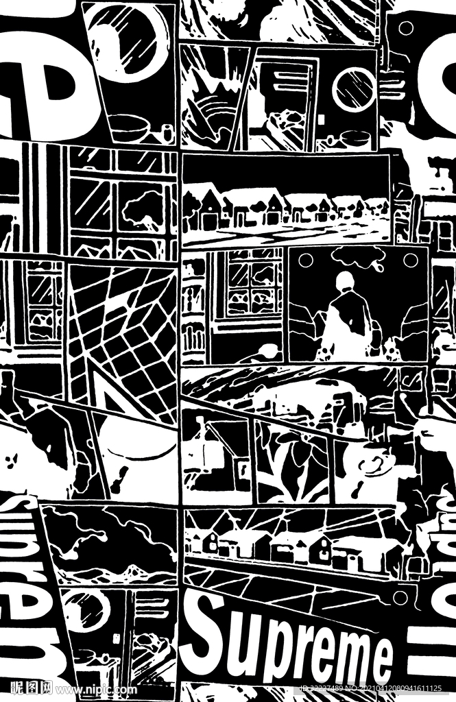 卡通 拼接 字母