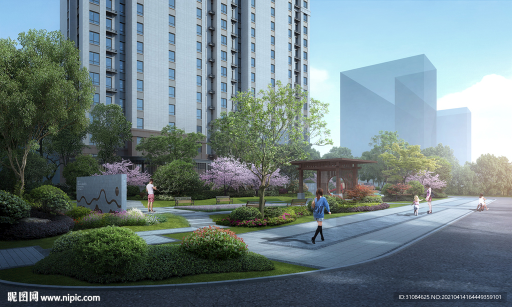 住宅效果图景观效果图小区效果图